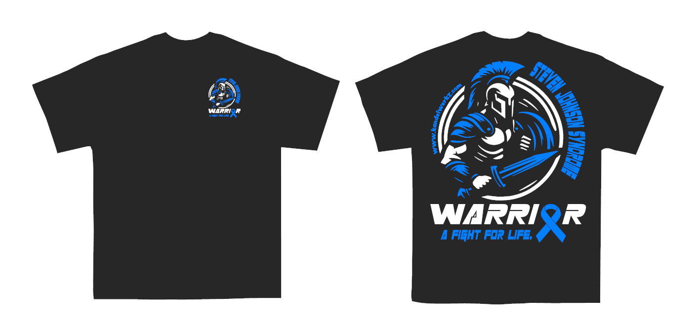 Heavy Unisex Hanes DTF - "Warrior"  T-Shirt Two Color